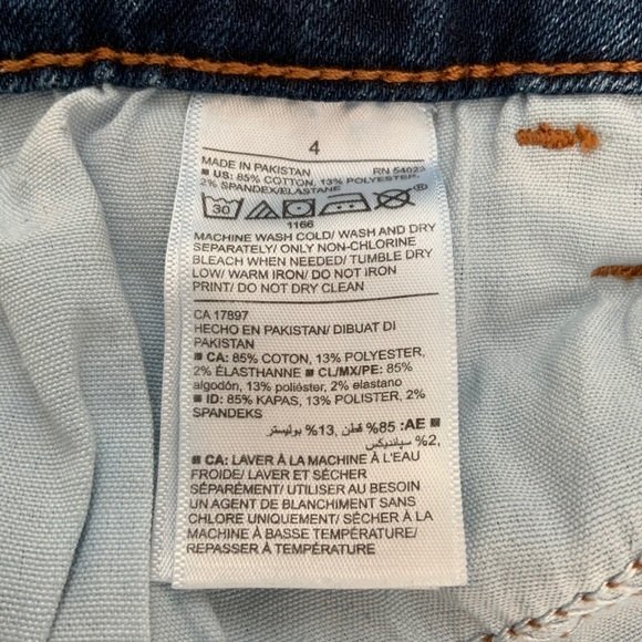 Old Navy Jeans Size 4 Rockstar Super Skinny Distressed - Picture 7 of 9
